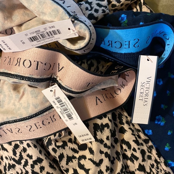 3 NWT Victoria’s Secret panties, L - Picture 5 of 5